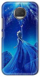 Amazon Brand - Solimo Designer Girl Blue Design 3D Printed Hard Back Case Mobile Cover for Motorola Moto G5S Plus