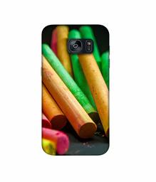 Amazon Brand - Solimo Designer Multicolor WaxColor 3D Printed Hard Back Case Mobile Cover for Samsung Galaxy S7 Edge