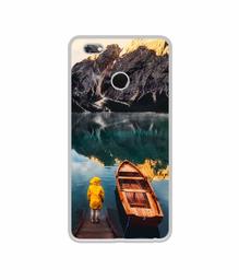 Amazon Brand - Solimo Designer Lake View UV Printed Soft Back Case Mobile Cover for Gionee M7 Power