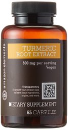 Amazon Elements Turmeric Root Extract 500 mg, 65 Capsules