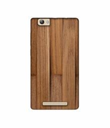 Amazon Brand - Solimo Designer Wooden Art UV Printed Soft Back Case Mobile Cover for Lava A97