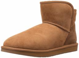 Amazon Brand - 206 Collective Women's Bellevue Shearling Ankle Boot, Chestnut, 10 B US