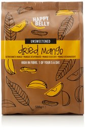 Marque Amazon - Happy Belly Mangue Déshydrathée 500 g