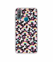 Amazon Brand - Solimo Designer Unicorn Texture UV Printed Soft Back Case Mobile Cover for Vivo U10