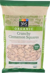 365 Everyday Value, Organic Crunchy Cinnamon Squares, 28 oz