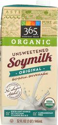 365 Everyday Value, Organic Soy Milk, Unsweetened, 32 fl oz