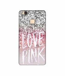 Amazon Brand - Solimo Designer Love Pink 3D Printed Hard Back Case Mobile Cover for Huawei P9 lite