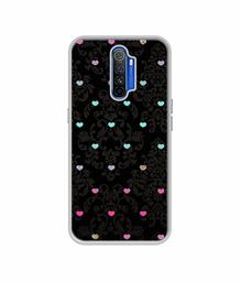 Amazon Brand - Solimo Designer Heart Texture UV Printed Soft Back Case Mobile Cover for Oppo Reno Ace/Realme X2 Pro