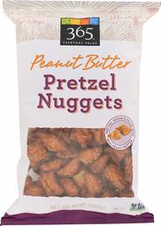 365 Everyday Value, Pretzel Nuggets, Peanut Butter, 10 oz