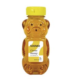 Amazon Brand - Solimo Clover Honey, 12 ounce