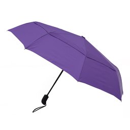 Amazon Brand - Solimo Umbrella with Wind Vent (Auto-Open & Close Function) - Purple