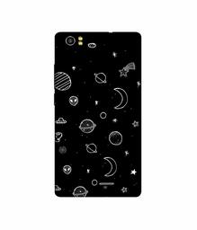 Amazon Brand - Solimo Designer Solar System UV Printed Soft Back Case Mobile Cover for Lava Iris X5 4G