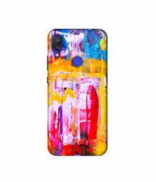 Amazon Brand - Solimo Designer Multicolor Canvas Paint 3D Printed Hard Back Case Mobile Cover for Xiaomi Redmi Note 7 Pro