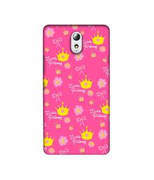 Amazon Brand - Solimo Designer Little Princess Pattern 3D Printed Hard Back Case Mobile Cover for Lenovo Vibe P1M