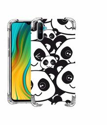 Amazon Brand - Solimo Designer Panda Texture UV Printed Soft Back Case Mobile Cover for Realme C3