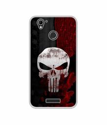 Amazon Brand - Solimo Designer Punisher Skull UV Printed Soft Back Case Mobile Cover for Lyf Water 7S