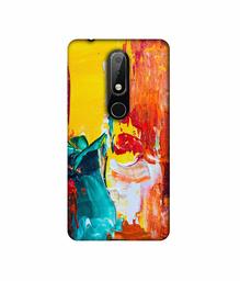 Amazon Brand - Solimo Designer Color Mash 3D Printed Hard Back Case Mobile Cover for Nokia 6.1 Plus