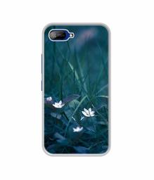 Amazon Brand - Solimo Designer White Flower UV Printed Soft Back Case Mobile Cover for Itel A25