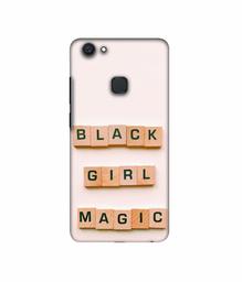 Amazon Brand - Solimo Designer Black Girl Magic 3D Printed Hard Back Case Mobile Cover for Vivo V7 Plus