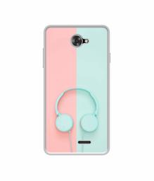 Amazon Brand - Solimo Designer Head Phone UV Printed Soft Back Case Mobile Cover for Panasonic P71