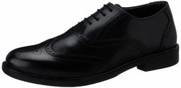 Amazon Brand - Symbol Men's Black Synthetic Formal Shoes - 9 UK (AZ-KY-341A)