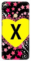 Amazon Brand - Solimo Designer Heart Pattern Alphabet-X 3D Printed Hard Back Case Mobile Cover for Huawei Honor 8 Lite