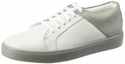 Amazon Brand - Symbol Women's White/L.Grey Sneakers-7 UK (40 EU) (10 US) (AZ-WSY-11)