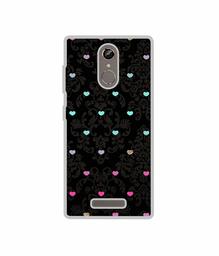 Amazon Brand - Solimo Designer Heart Texture UV Printed Soft Back Case Mobile Cover for Gionee S6s