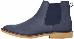 find. Men's Chelsea Boots, Blau (Navy Nubuck Look), 7 UK