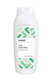 Amazon Brand - Solimo Aloe Body Wash, 24 Fluid Ounce