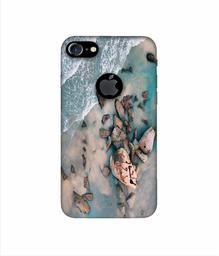 Amazon Brand - Solimo Designer Beach Side 3D Printed Hard Back Case Mobile Cover for Apple iPhone 7 (with Logo Cut)