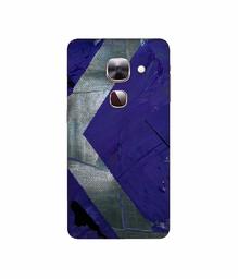 Amazon Brand - Solimo Designer Purple and Gray Texture 3D Printed Hard Back Case Mobile Cover for LeEco Le Max 2