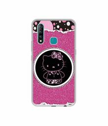 Amazon Brand - Solimo Designer Kitty with Glitter UV Printed Soft Back Case Mobile Cover for Vivo Z1 Pro