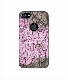 Amazon Brand - Solimo Designer Creaks On Tree Trunk 3D Printed Hard Back Case Mobile Cover for Apple iPhone 7 (with Logo Cut)