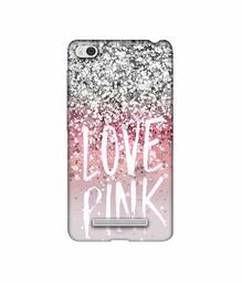 Amazon Brand - Solimo Designer Love Pink 3D Printed Hard Back Case Mobile Cover for Xiaomi Mi 4i