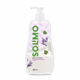 Amazon Brand - Solimo Lavender Patachouli Body Lotion, No Paraben, Sulphates, Phthlates, Mineral Oil, 100% Vegan, 400 ml