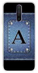 Amazon Brand - Solimo Designer Multicolor Button Jeans Alphabet-A Printed Soft Back Case Mobile Cover for Poco X2 / Xiaomi Redmi K30