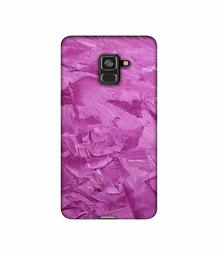 Amazon Brand - Solimo Designer Pink Paint 3D Printed Hard Back Case Mobile Cover for Samsung Galaxy A8 Plus