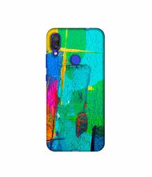 Amazon Brand - Solimo Designer Color Stokes 3D Printed Hard Back Case Mobile Cover for Xiaomi Redmi Note 7 Pro