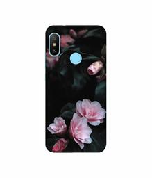 Amazon Brand - Solimo Designer Dark Flowers Photography 3D Printed Hard Back Case Mobile Cover for Xiaomi Redmi Not