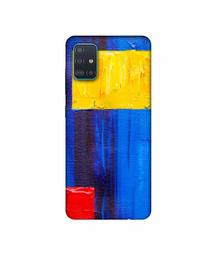 Amazon Brand - Solimo Designer Rectangle On Canvas 3D Printed Hard Back Case Mobile Cover for Samsung Galaxy A51