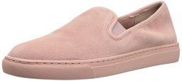 206 Collective Amazon Brand Women's Cooper Perforated Slip-on Fashion Sneaker, Rose Suede, 6 B US