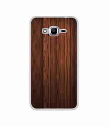 Amazon Brand - Solimo Designer Wooden Texture UV Printed Soft Back Case Mobile Cover for Samsung Galaxy J2 Ace