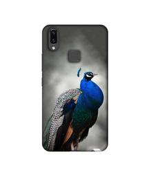 Amazon Brand - Solimo Designer Peacock 3D Printed Hard Back Case Mobile Cover for Vivo V9 / V9 Pro