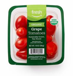 Fresh Brand – Organic Grape Tomatoes, 10 oz