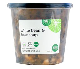 Whole Foods Market, Soup White Bean Kale Health Starts Here Cup Fresh Pack, 24 Ounce