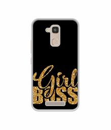 Amazon Brand - Solimo Designer Sparkle Girl Boss UV Printed Soft Back Case Mobile Cover for Intex Elyt E7