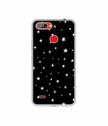 Amazon Brand - Solimo Designer Sperking Stars UV Printed Soft Back Case Mobile Cover for Itel A46