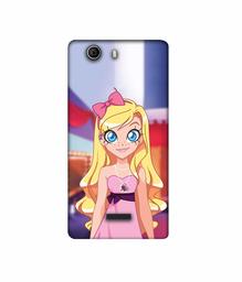 Amazon Brand - Solimo Designer Small Princess Vector 3D Printed Hard Back Case Mobile Cover for Micromax Canvas Nitro 2 E311