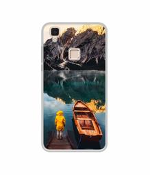 Amazon Brand - Solimo Designer Lake View UV Printed Soft Back Case Mobile Cover for Vivo V3